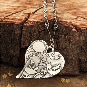 Jes Maharry joyous heart necklace